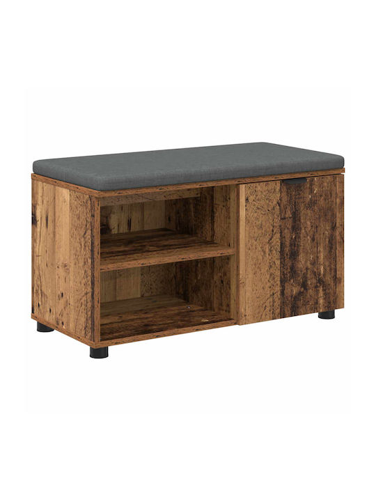 Mobilier de Intrare cu Bancă Old Wood 80x38x46cm