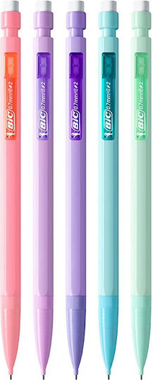 BIC Matic Μηχανικό Μολύβι Πλαστικό 0.7mm με Γόμα Μωβ