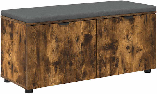 Eingangsmöbel mit Bank Smoked Oak 100x38x46cm