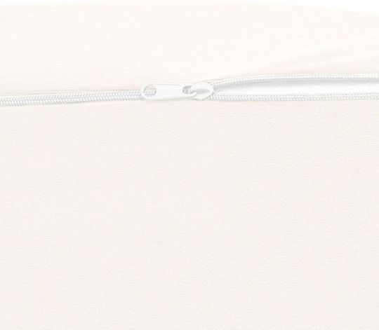 vidaXL Μαξιλάρι Σφήνα 68x40x18cm σε Λευκό χρώμα 42020186