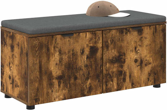 Eingangsmöbel mit Bank Smoked Oak 100x38x46cm