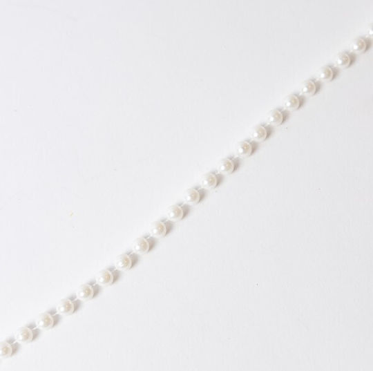 Kette Crem Perlen 8mm 1000cm