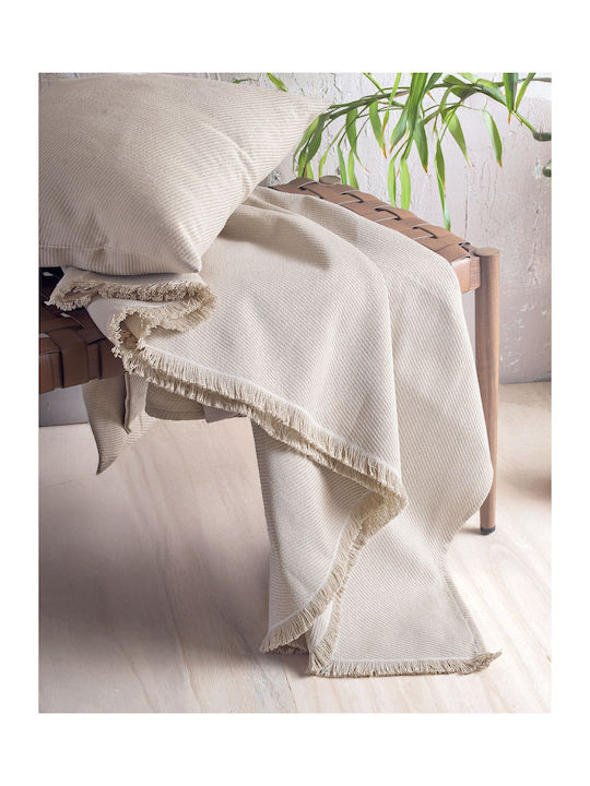 Rythmos Rythmos Four-Seater Sofa Throw Jacquard 180x330cm Gray