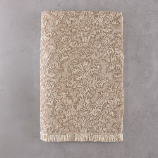 Rythmos Bianco Ριχτάρι Τριθέσιου Καναπέ Δύο 'Οψεων Chenille 180x280εκ. Μπεζ