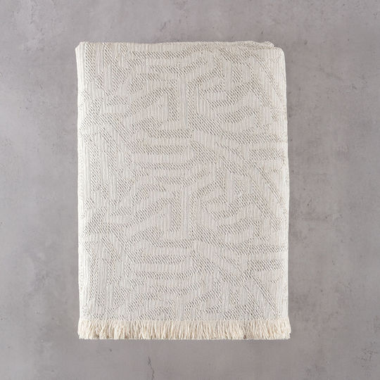 Rythmos Melie Ριχτάρι Πολυθρόνας Chenille 160x180εκ. Μπεζ