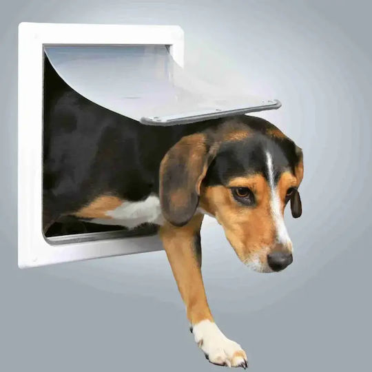 Trixie 2 Way Door Dog M/XL 39x45cm in White Color 39 x x 45cm