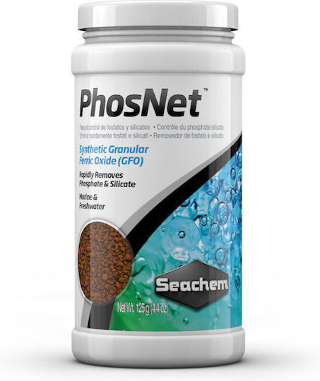 Seachem PhosNet Biological Porous Material for Aquarium Filtering High Absorbency Iron Phosphate 125gr 1pcs
