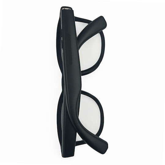 Riverio Unisex Blue Light Blocking Glasses Anti Blue Polarized Oval Black Rubber Frame Lens G2pro