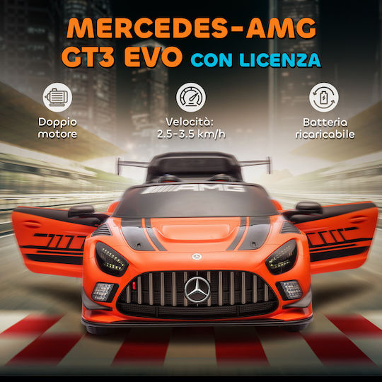 Mercedes-AMG Doppelsitzer mit Fernbedienung 12 Volt Orange