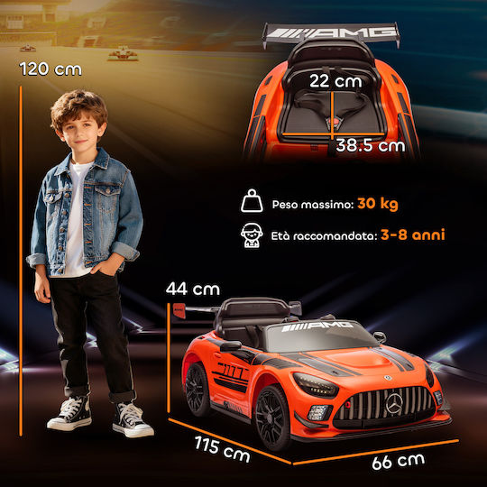 Mercedes-AMG Doppelsitzer mit Fernbedienung 12 Volt Orange