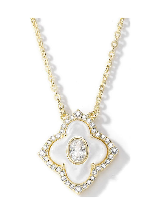 Necklace Made of Gold Plated Silver