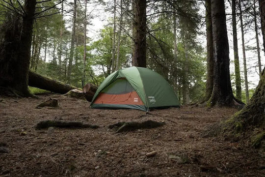 Vango 200 Σκηνή Camping Igloo Πράσινη 4 Εποχών για 2 Άτομα