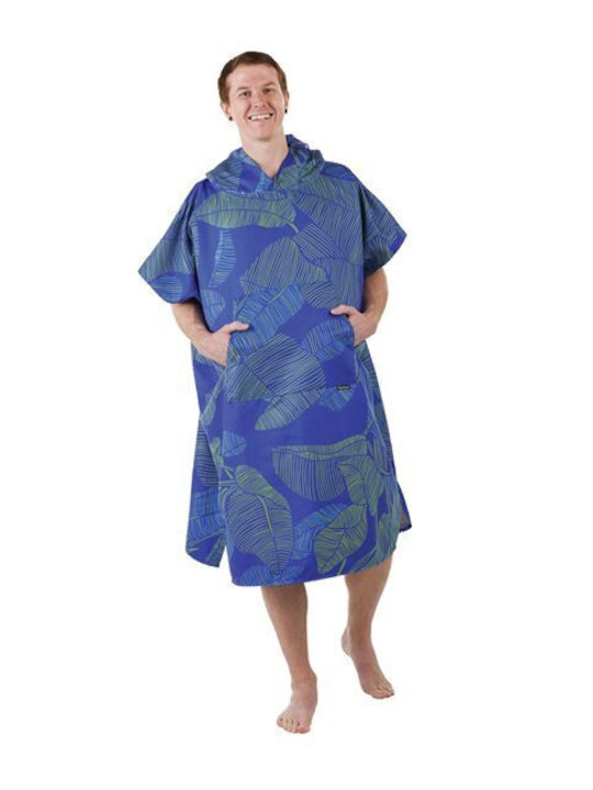 Packtowl Beach Poncho Blue
