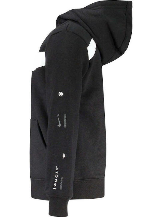 Athleisure Kids Cardigan Cotton Black