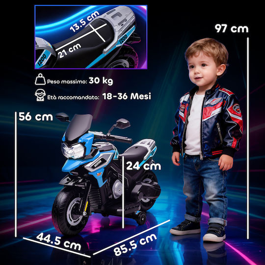 Παιδική Μηχανή Ηλεκτροκίνητη 6 Volt Μπλε για 1.5+ ετών