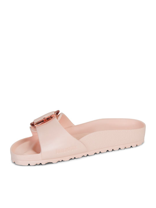 Madrid Big Buckle Eva Slides in Pink Colour