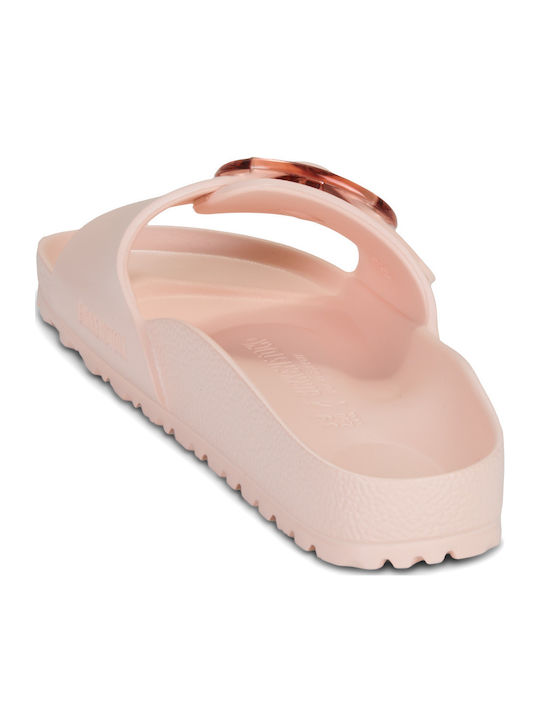 Madrid Big Buckle Eva Slides in Pink Colour