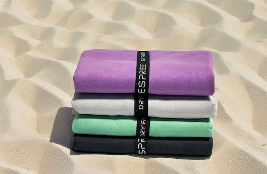 Espree Microfiber Body Towel 280gr/m² Black 150x75cm