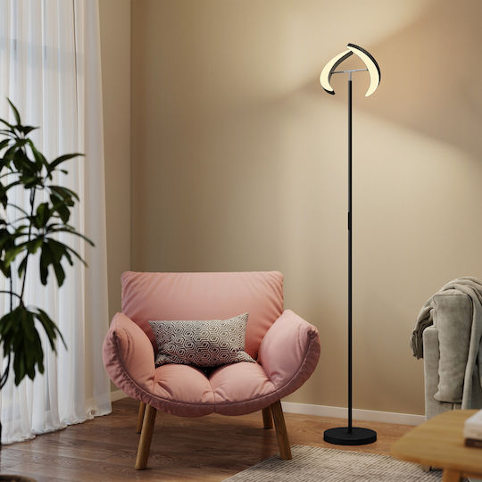 HomCom LED Stehlampe Schwarz HomCom LED Stehlampe Schwarz