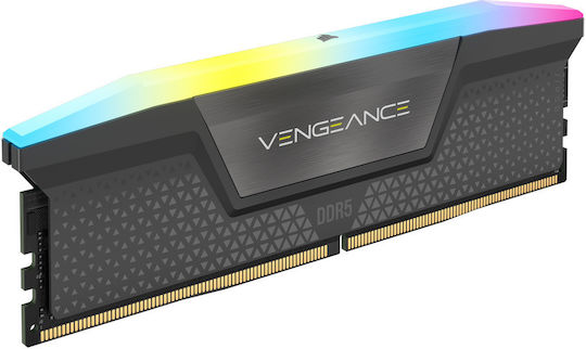Corsair Vengeance RGB DDR5 64GB Memorii RAM Cu 2x32GB Module Și