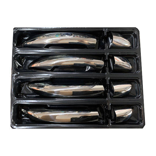 S-dizayn VW Eos Cabrio 2006+ Chrome Metallic Door Handles 2 Doors 2 Pieces