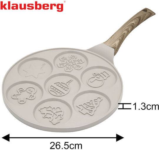 Klausberg Τηγάνι για Pancakes από Αλουμίνιο με Αντικολλητική Επίστρωση 26.5cm