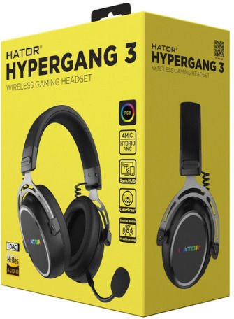 HATOR Hypergang 3 Ασύρματο Over Ear Gaming Headset με σύνδεση Bluetooth / USB