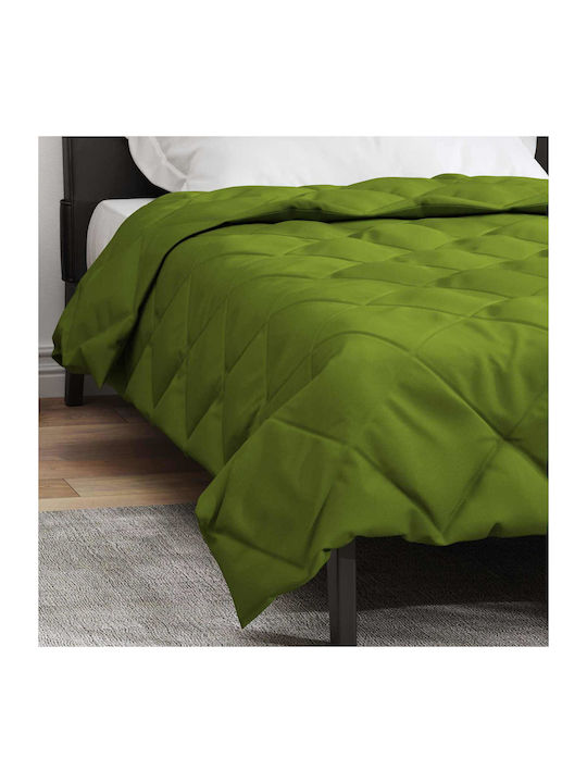 vidaXL Bettbezug Einzelbett 135x200 Green