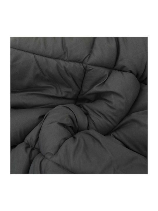vidaXL Duvet Cover Queen 220x200 Green, Anthracite