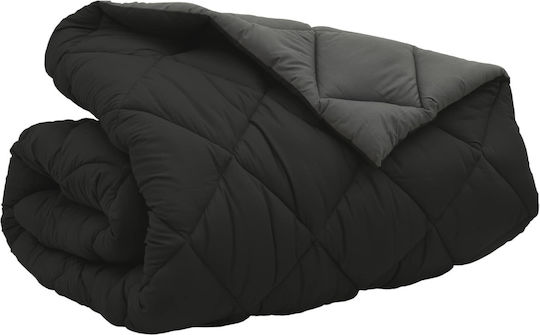vidaXL Husă de Pilotă Super Dublă 220x200 Black, Anthracite