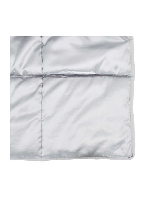 vidaXL Bettbezug Doppelbett 200x155 Silver
