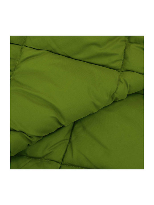 vidaXL Плик за Завивка Единичен 140x200 Зелен