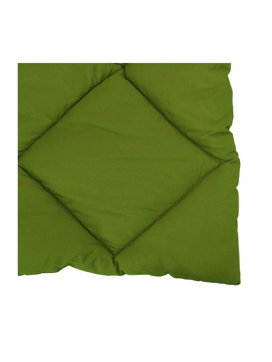 vidaXL Плик за Завивка Единичен 140x200 Зелен