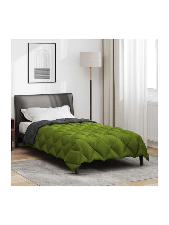 vidaXL Husă de Pilotă Single 135x220 Green, Anthracite