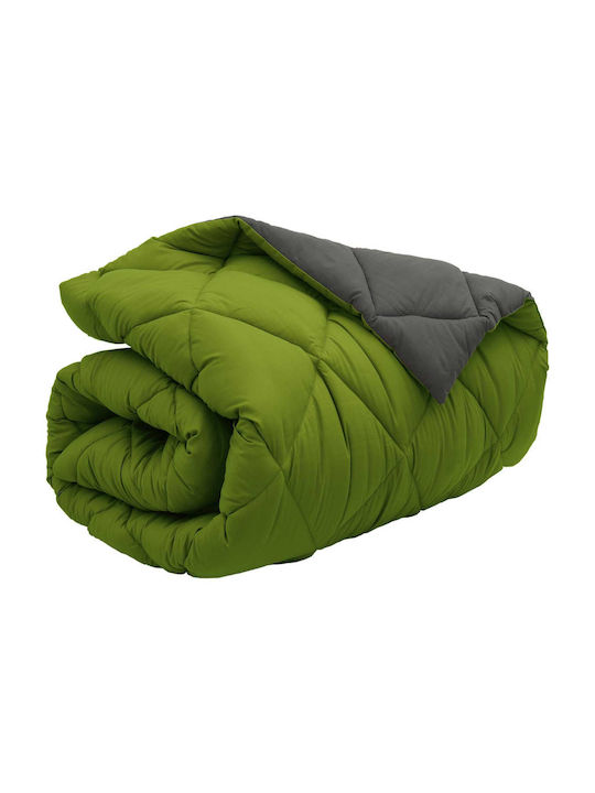 vidaXL Husă de Pilotă Single 135x220 Green, Anthracite