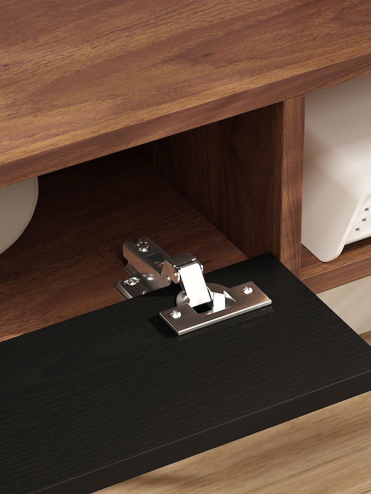 Έπιπλο Τηλεόρασης Καρυδιά Μ120xΠ24xΥ16cm