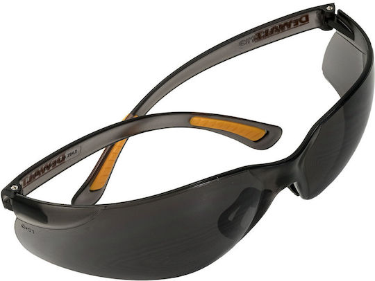 Dewalt Contractor Safety Glasses for Protection with Gray Lenses Tinted 1pcs