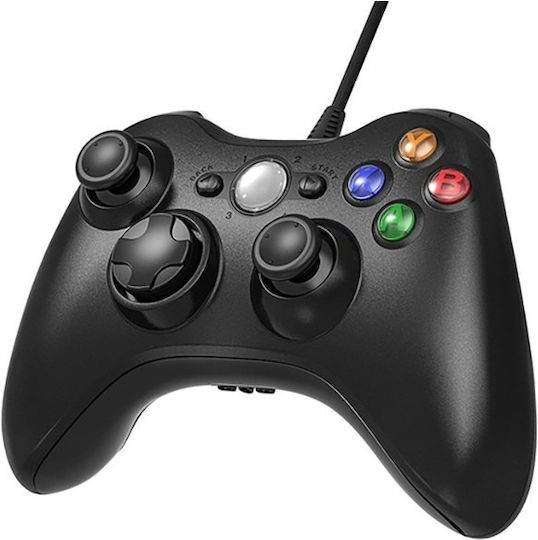 DBR2JTMBM Ενσύρματο Gamepad για PC / Xbox 360 Μαύρο