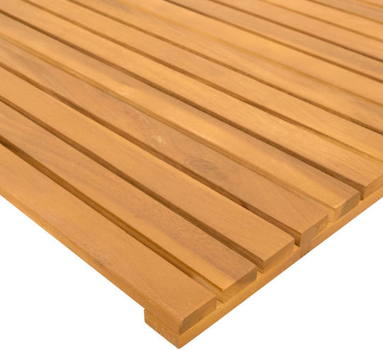 vidaXL Covoraș de Baie din Lemn 42025254 Maro 60x40cm