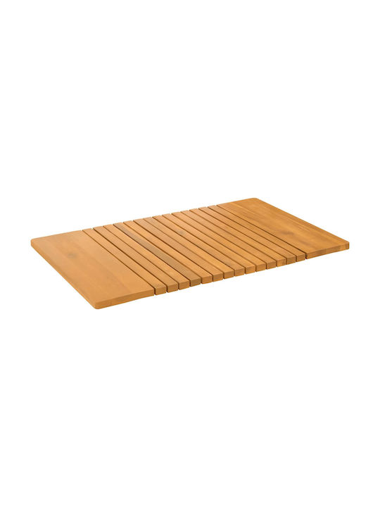 vidaXL Bath Mat Wooden 42025264 Coffee 59x40cm
