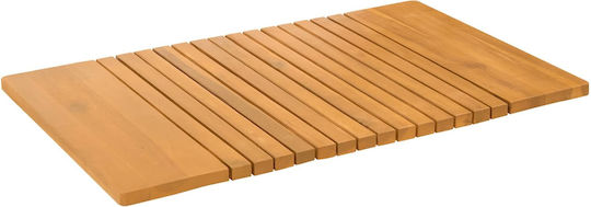 vidaXL Bath Mat Wooden 42025264 Coffee 59x40cm