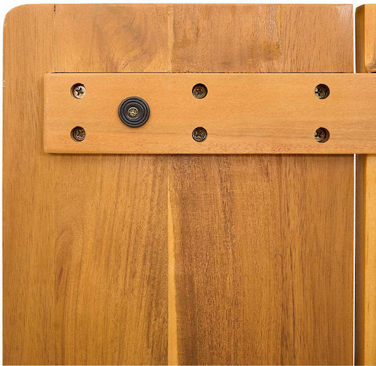 vidaXL Bath Mat Wooden 42025262 Coffee 59x40cm