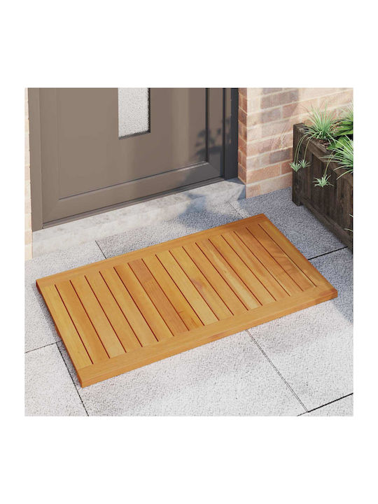 vidaXL Bath Mat Wooden 42025269 Coffee 100x55cm