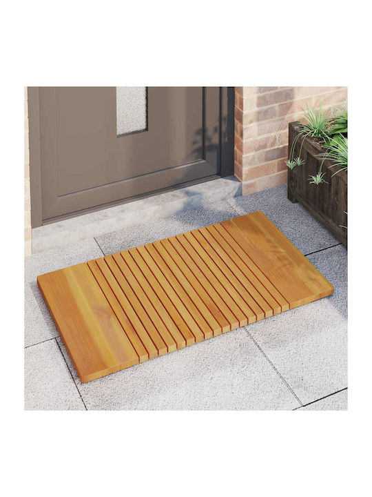 vidaXL Bath Mat Wooden 42025265 Coffee 100x55cm