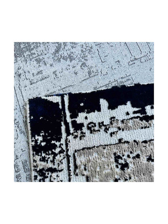 SpitiBazaar Χαλί 190x230cm Γκρι Μαύρο