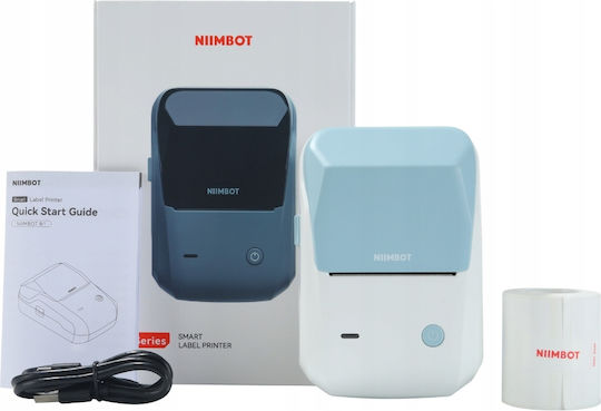 B1 Etichetator Electronic Portabil Cu Bluetooth Alb