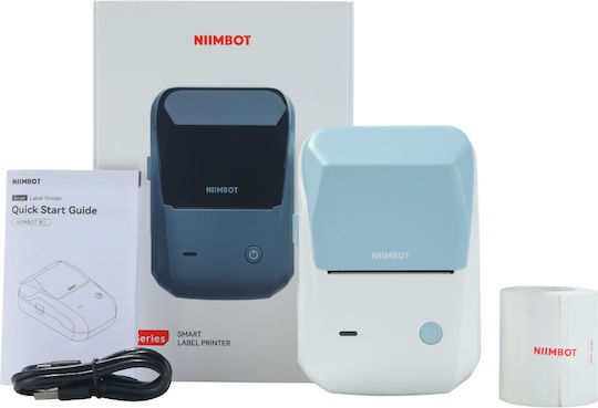 B1 Etichetator Electronic Portabil Cu Bluetooth Alb
