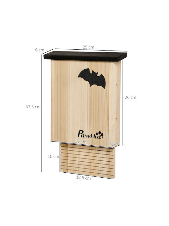 Pawhut Ονυχοδρόμιο Μαύρο 25x6x37.5εκ.