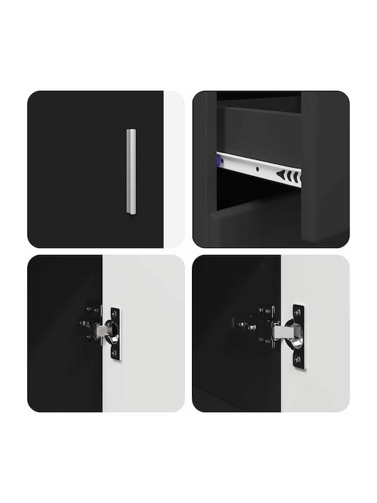 Bufet Negru 88.5x30.5x73cm