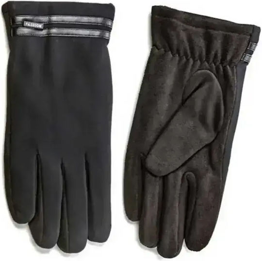 Set with Beanie Knitted in Black color